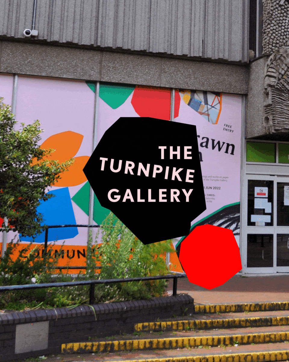 The Turnpike Gallery: a rebrand for all the community brand identity brand refresh community branding family friendly design gallery branding redesign