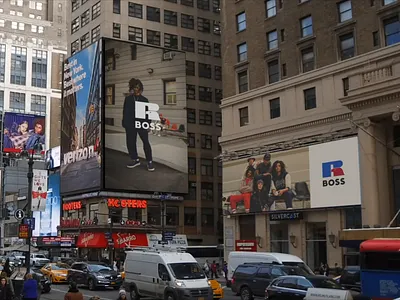 Hugo Boss - Bringing Hugo Boss to the streets advertisement creative concept design graphic design hyamstudios illustration