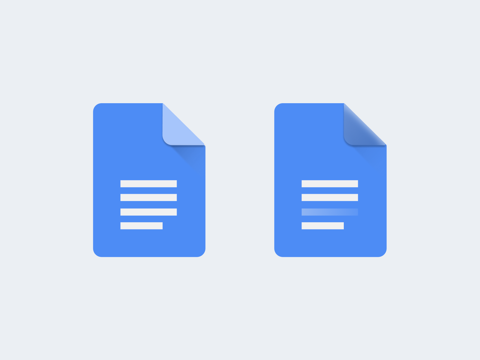Google Docs Icon by Srivathson Thyagarajan on Dribbble
