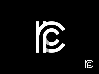 RC Monogram  Sports logo design, Logo design typography, Text logo design