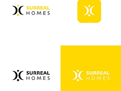 Surreal Homes Logo branding logo logo design vector
