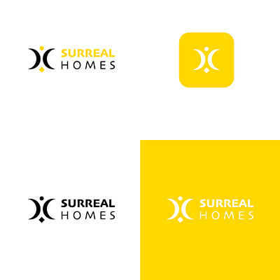 Surreal Homes Logo branding logo logo design vector