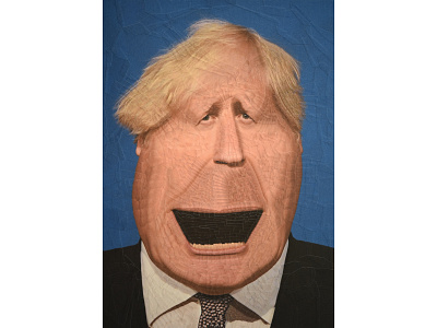 Boris Johnson boris johnson borisjohnson collage illustration paper paper collage portrait