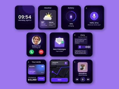 WatchOS | UI Design apple watch design ui ux watchos