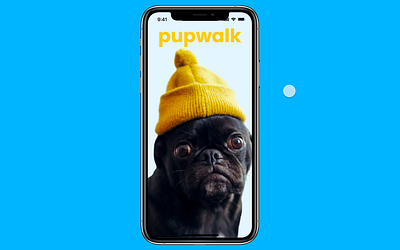 Dog Walking App Onboarding information architecture interaction design mobile design prototyping ui user experience user interface user research ux ux writing visual design wireframing
