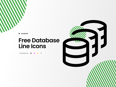 Database Line Icons by IconShock & ByPeople on Dribbble