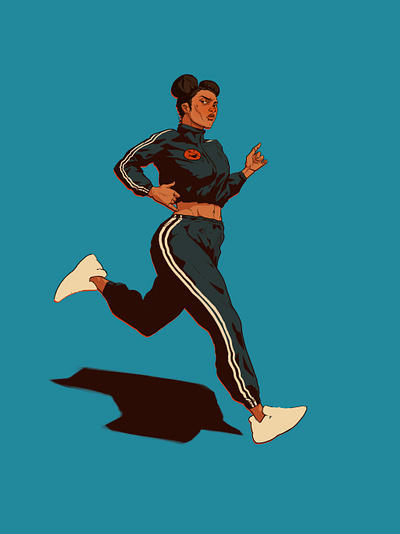 Fitness App Illustration app branding character design digital art fitness illustration ui ux