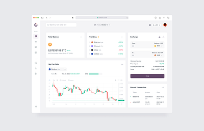 Dashboard for Cashsac bitcoin blockchain clean design cryptocurrency dasboard dashboard light theme ui wallet app web design