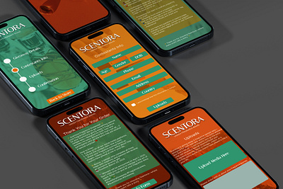 Scentora Sign Up Screen for a giveaway branding dailyuichallenge design figma graphic design mockups ui