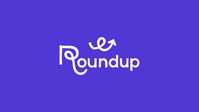 Round Up - Logo Type Animation animation branding graphic design logo