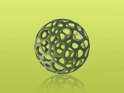 Spherical Voronoi Green 3d clean floor green spherical voronoi