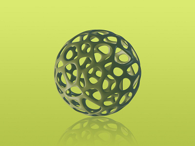 Spherical Voronoi Green 3d clean floor green spherical voronoi