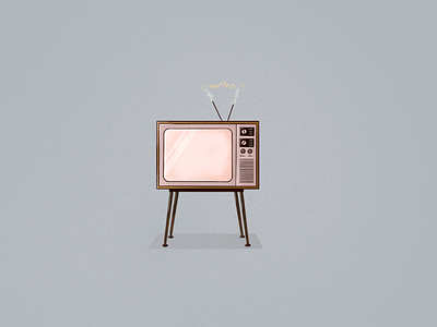 Saturday Morning Cartoons 🤞🏻 design electronics icon illustration illustrator minimal retro texture vector vintage