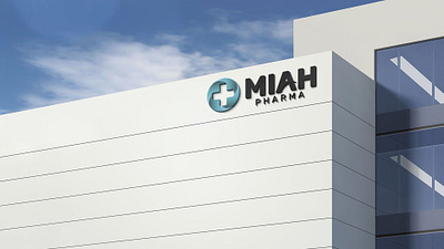 MIAH PHARMA branding graphic design logo pharma