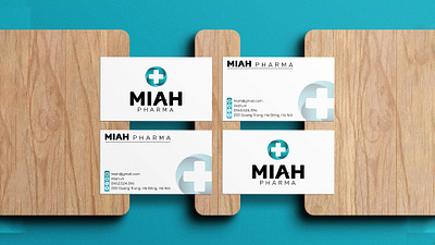 Miah Card branding card business graphic design logo