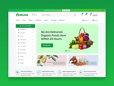 Ecommerce website banner design concept app banner branding clean color concept creative design ecommerce gradient home page illustration minimal modern page template ui ux web website