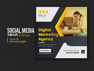 Creative Modern Corporate Promotional Social Media Post realestatesocialposts socialmediaads