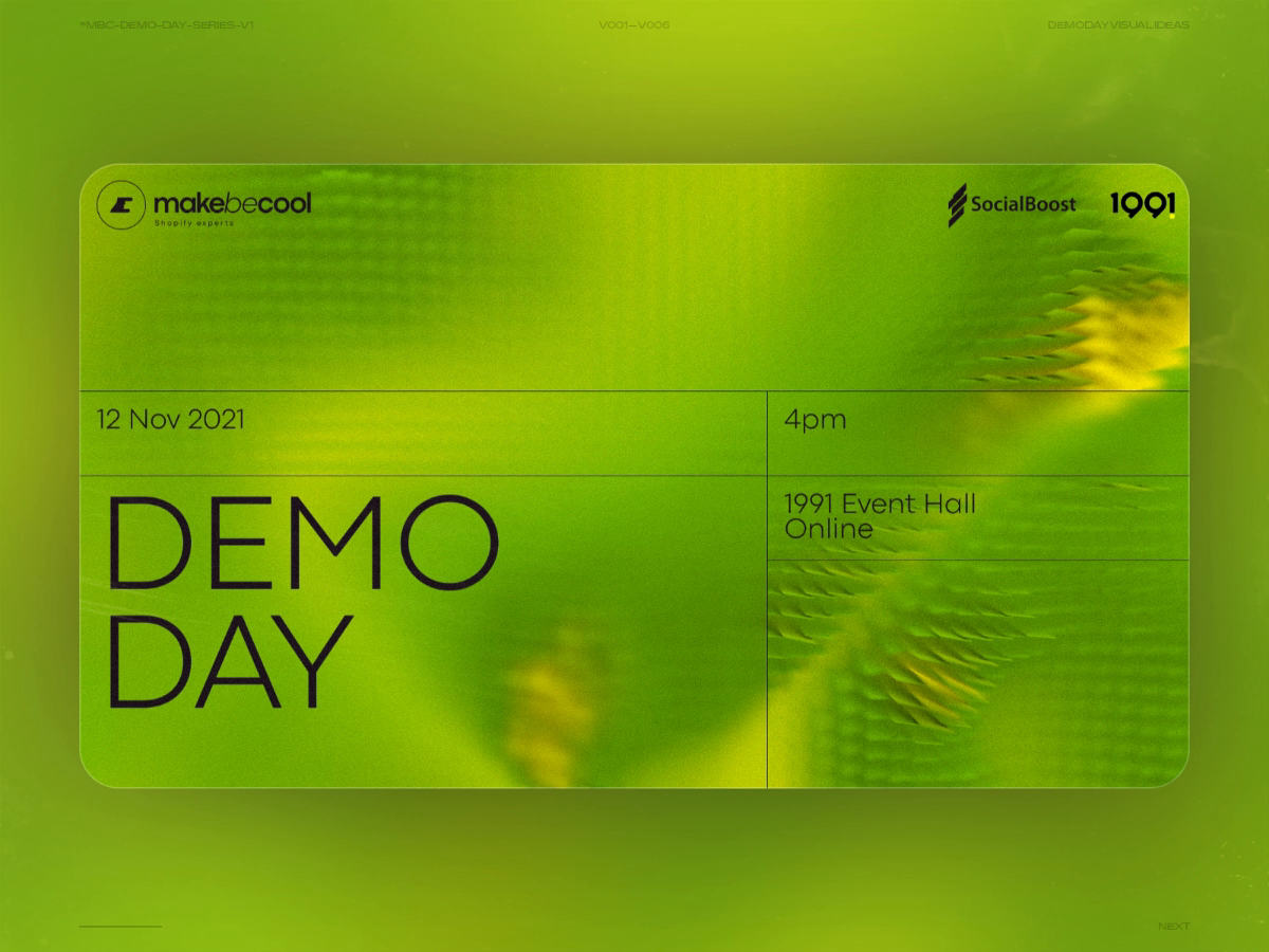 Example of Demo Day Series