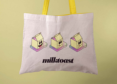 MLK tote bag branding design designer illustration logo milktoast minimal mlk nft vector