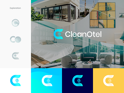 CleanOtel app booking branding clean covid 19 dashboard design health hotel illustration landing page logo travel typography ui uiux ux vector web app web design