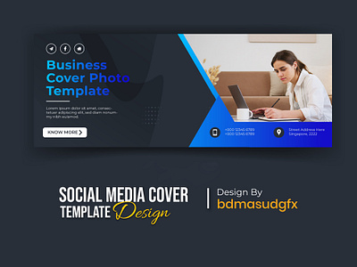 Facebook cover photo design template web banner