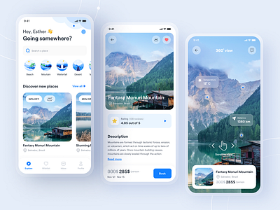 Travi - Travel App design travel ui