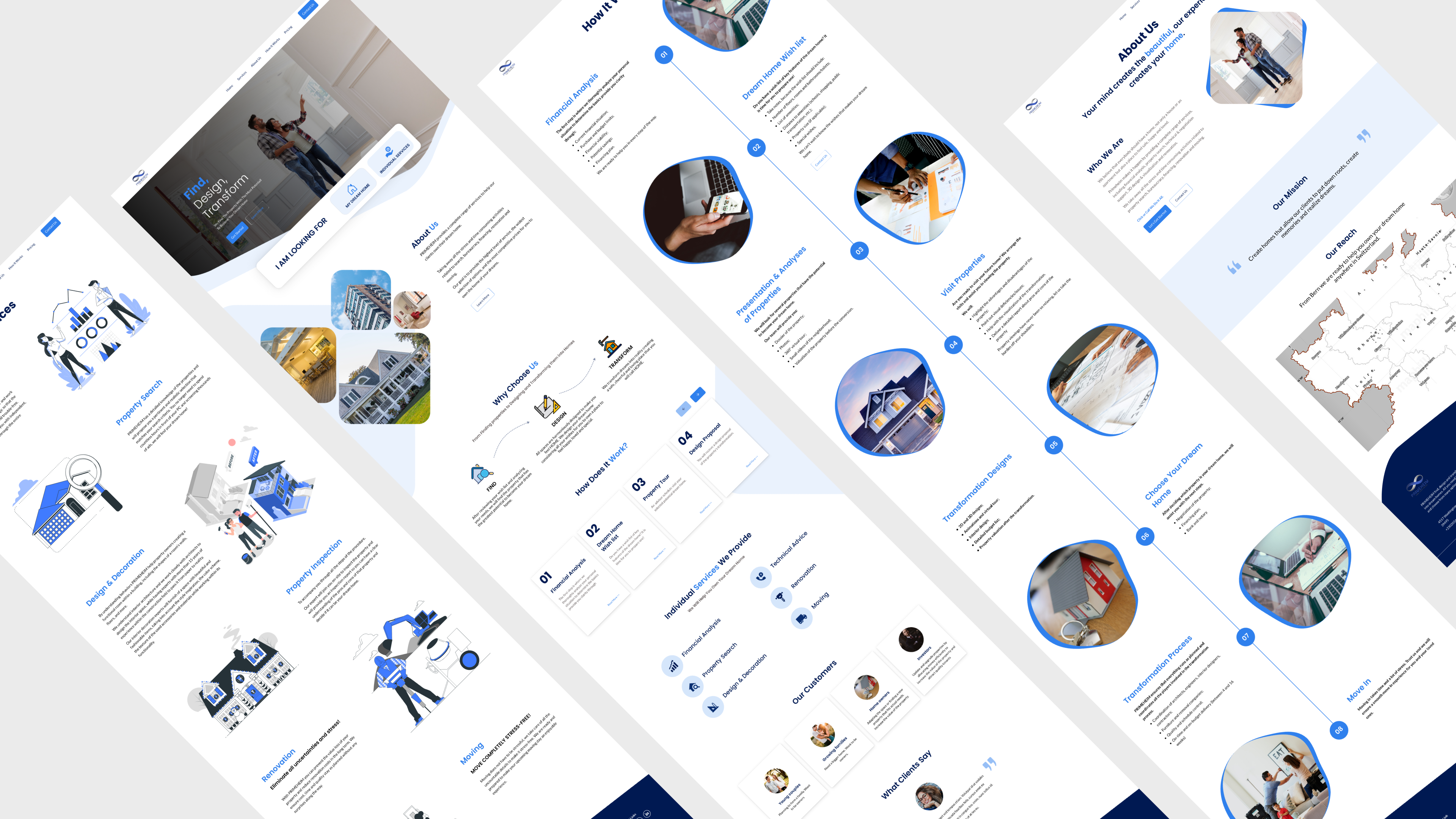 Example of Modern Website Landing Page UI/UX Design