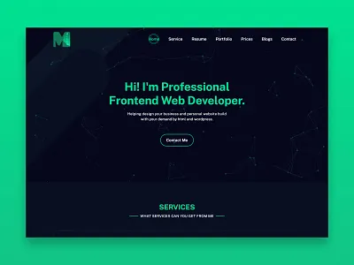 Modern design portfolio banner concept app banner branding clean color concept creative design gradient home page illustration minimal modern page portfolio template ui ux web website