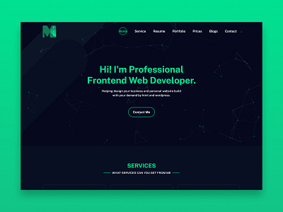 Modern design portfolio banner concept app banner branding clean color concept creative design gradient home page illustration minimal modern page portfolio template ui ux web website
