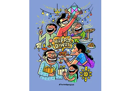 Happy Diwali deepawali diwali festivaloflight festive happydiwali ill satishgangaiah