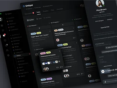 Team Management Dashboard Design Concept analytics app app design concept dashboard data design desktop kanban management pannel planner project management task tasks team team manager ui visual design ux web design