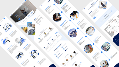 Real Estate Company Website UI/UX Design landing page design landingpage real estate website ui ui design website concept website design