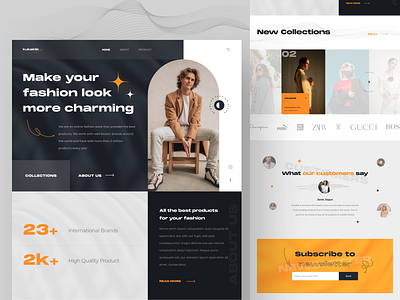 Kukaklik ※ - Fashion Website Design apparel clothing brand clothing company ecommerce fashion homepage landing page modern outfits shopping streetwear typography ui uidesign ux web design website