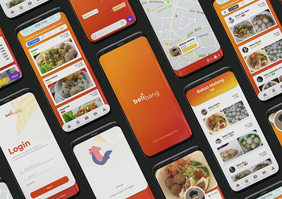 Belibang: An Apps for "Pedagang Keliling" apps belibang delivery design food interface ui