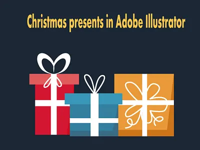 Chrismas presents in Adobe illustrator adobe illustrator adobe tutorial artist branding chrismas decoration chrismas eve christmas presents christmas tutorial comissions open design gradient illustration simple vector tutorial for begginers vector vector art vector illustrator vector tutorial