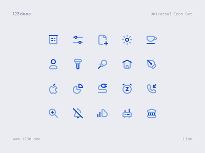 Universal Icon Set | Colorful 123done clean color colorful figma glyph icon icon design icon pack icon set icon system iconjar iconography icons iconset minimalism symbol ui universal icon set vector icons