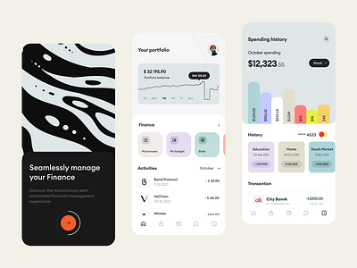 Online banking | Mobile interface app design bank bank app banking banking app concept app figma finance finance app finances financial financial app fintech ios mobile app mobile app design mobile ui