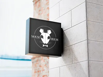 Mouse house bar logo art branding design graphic design illustration logo style ui vector