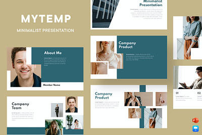 Mytemp - Minimalist Presentation branding design designposter graphic design illustration keynote layout marketing minimal minimalist minimalist presentation modern motion graphics powerpoint presentation promotion simple creative ui unique vector