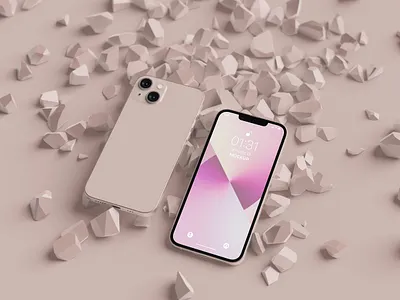 iPhone 13 Mockup abstract apple clean device display iphone 13 laptop mac macbook mockup phone phone mockup presentation realistic simple smartphone theme ui ux website