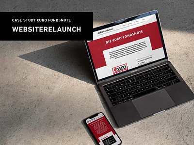 €uro FondsNote – UX/UI Design branding logo relaunch ui ux