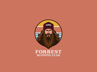 Forrest Gump branding graphic design illustration logo vector