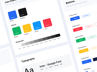 Design System color color palette colors design design system desing elements icon product design spacing style guide typogaphy ui ui components ui elements ux