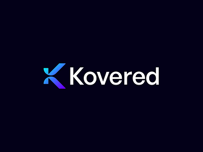 Kovered | Final logo and animation animate animation branding branding and identity design identity identity branding illustration insurance k letter logo logo animation logo design logo design branding logotype saas