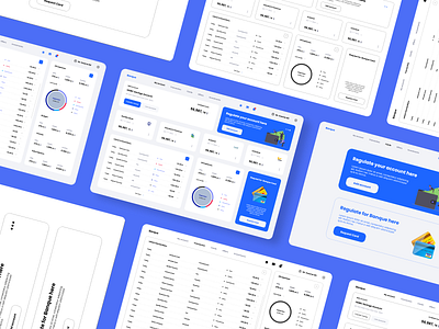 Branque web app adobe xd bank blue brand clean design finance management tool money presentation ui wallet web app white