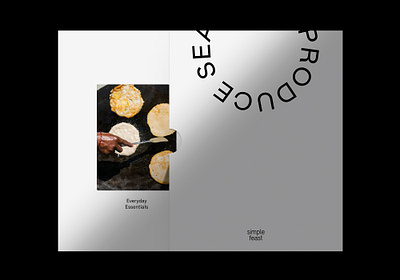 Simple Feast monograph branding print