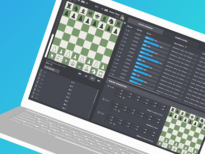 Chess Game Web Online UI v2 chess game ui chess game ux dark interface ui dashboard ui dashboard ux ui game dashboard game ux ui online game interface online web app saas saas ux ui web app ux ui web game ux ui web platform ui web platform ux