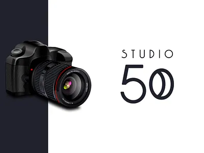 Studio 50 50 logo awesome logo brand identity branding camera icon camera logo classic logo creative logo design graphic design illustration lense lense logo logo logo design logo inspiration logodesign modern logo pixel logo ui