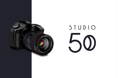 Studio 50 50 logo awesome logo brand identity branding camera icon camera logo classic logo creative logo design graphic design illustration lense lense logo logo logo design logo inspiration logodesign modern logo pixel logo ui