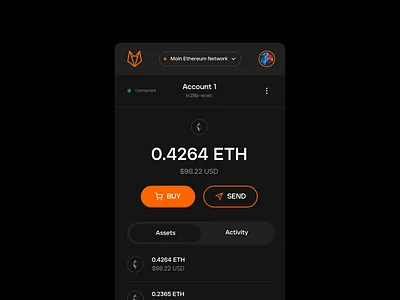 MetaMask UI Redesign branding crypto cryptologo design eth fox fox logo fox ui illustrator logo metamask metamask logo metamask ui ui ux vector web3 web3 ui
